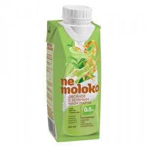 Напиток овсяный с зелёным чаем матча Nemoloko, 250 мл
