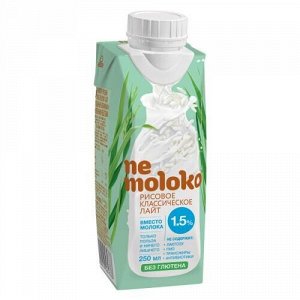 Напиток рисовый классический лайт Nemoloko, 1 л