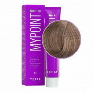 TEFIA Mypoint 9.81 Гель-краска для волос тон в тон / Очень светлый блондин коричнево-пепельный, безаммиачная, 60 мл
