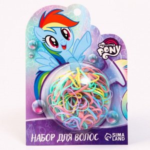 Hasbro Набор для волос &quot;Радуга Деш&quot;, My Little Pony, микс, 85 шт