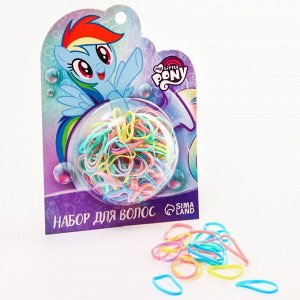 Нaбop для вoлoс "paдугa Дeш", My Little Pony, миkс, 85 шт