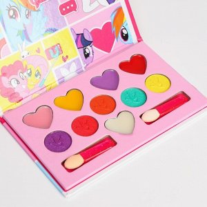 Hasbro Набор косметики &quot;Hello&quot; My Little Pony, тени 5 цв по 1,3 гр, блеск 5 цв по 0,8 гр