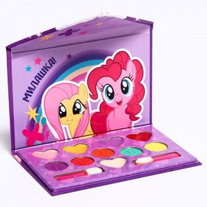 Набор косметики My Little Pony, тени 5 цв по 1,3 гр, блеск 5 цв по 0,8 гр