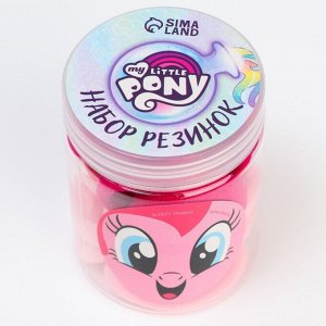 Набор резинок в банке "Пинки Пай" 20 шт., My Little Pony , розовые