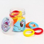 Набор резинок в банке &quot;Радуга Деш&quot; 20 шт., My Little Pony , микс