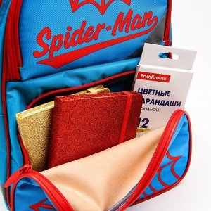 Рюкзак школьный эргоно.спинка Т 37*26*13 Человек-Паук "Spider-Man", 37*26*13 см