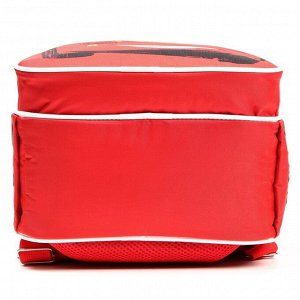 Disney Рюкзак школьный с эргономической спинкой &quot;Молния Макуин&quot;, Тачки, 37*26*13 см, красный