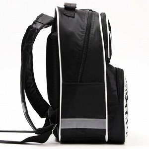 Рюкзак школьный с эргономической спинкой Мстители "Марвел", 37*26*13 см, черный