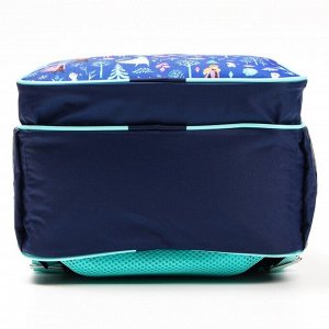 Disney Рюкзак школьный с эргономической спинкой Холодное Сердце &quot;Эльза&quot;, 37*26*13 см, синий