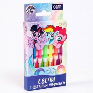 Набор свечей с цветным пламенем для торта, My Littly Pony