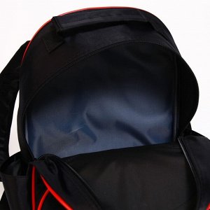 Рюкзак школьный с эргономической спинкой Мстители "Marvel", 37*26*17 см, черный