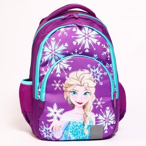 Disney Рюкзак школьный с эргономической спинкой &quot;Эльза&quot;, Холодное Сердце , 44*30*17 см, сиреневый