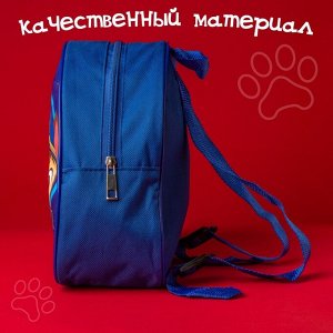Рюкзак детский для мальчика, 23х21х10 см, Щенячий патруль