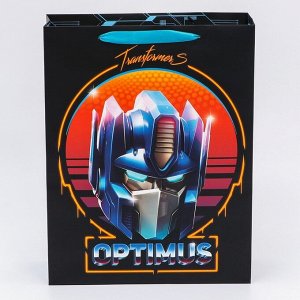 Пакет подарочный "OPTIMUS. BAMBLEBEE", Трансформеры, 31х40х11,5 см