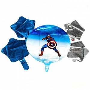 Набор фольгированных шаров "Капитан Америка", Мстители