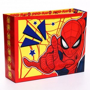 Пакет ламинат горизонтальный, Человек-паук, 50 х 40 х 15