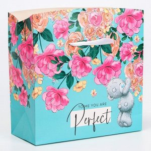 Пакет-коробка, "Perfect", Me To You, 28 х 20 х 13 см