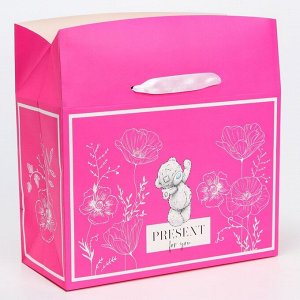 Пакет-коробка "Present For You", Me To You, 28 х 20 х 13 см