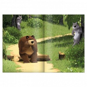 Многоразовые наклейки «Путешествие Маши», формат А4, «Маша и Медведь»
