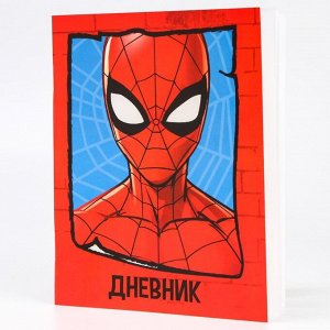 Дневник в мягкой обложке для 1-11 класса, 48 л., «Spidey», Человек-паук
