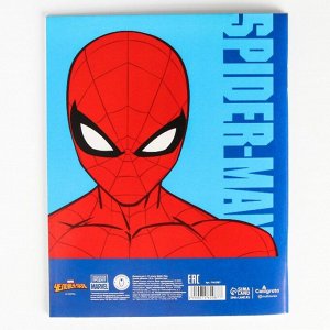 MARVEL Дневник в мягкой обложке для 1-11 класса, 48 л., «Spider-Man», Человек-паук