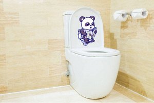 Наклейка на крышку унитаза