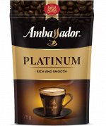 Кофе растворимый Ambassador Platinum, пакет, 75 г