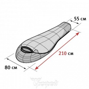 Мешок спальный MOUNTAIN Compact правый (9223.01051) ALEXIKA