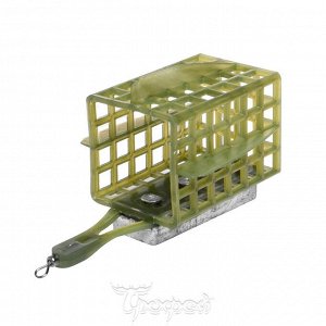 Кормушка пластик квадрат (дно+стабилизаторы) КВ-40ПП Premier Fishing