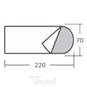Спальный мешок БАТЫР СОК-3 (220*70) Helios