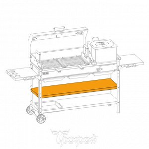 Полка сплошная Helios SMART 1200 мм (HS-GS-SS-1204)