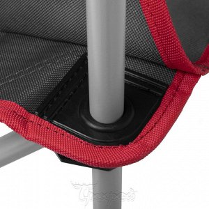 Кресло складное серый/красный без чехла (N-96806H-GR-1) (пр-во ГК Тонар) Nisus
