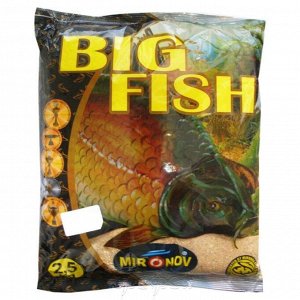 Прикормка Big Fish (Ваниль, желтый) 2,5кг Mironov