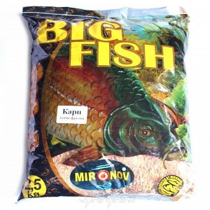 Прикормка Big Fish (Тутти-фрутти, натуральный) 2,5кг Mironov
