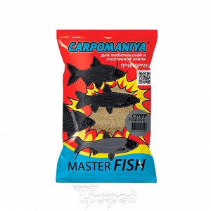 Прикормка Master Fish Супер карась 1кг пакет Карпомания