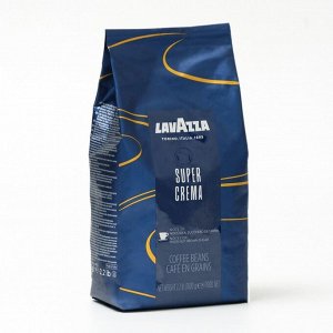 Кофе Lavazza Super Crema, в зернах, 1 кг