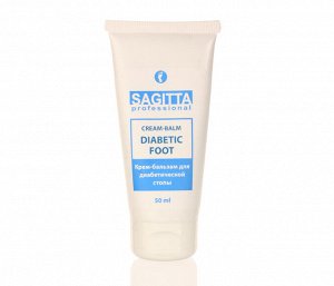 Крем для ног бальзам для диабетической стопы Sagitta 50 мл