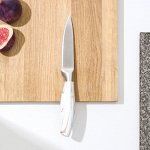 Нож кухонный Доляна Zeus, овощной, 9,5 см, цвет белый