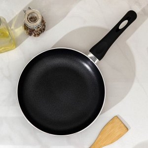 Сковорода Доляна Basic, d=22 см, индукция, антипригарное покрытие, цвет чёрный