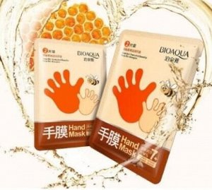 Bioaqua Питательная маска - перчатки для рук с медом