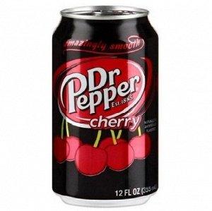 Напиток газированный Dr. Pepper Cherry, США, 355 мл