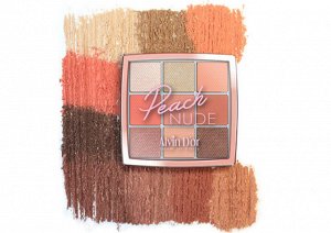 Alvin D`or Тени для век AES- 9 Peach NUDE палетка 9 оттенков 13г