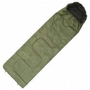 Спальный мешок-одеяло СП2 2-слойный, 200 х 75 см, не ниже +5 °С, цвета микс