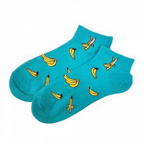 Носки "Бананы", цвет голубой, арт. 37.0769