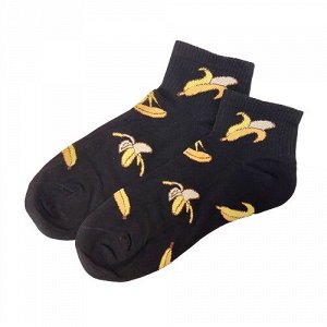Носки "Бананы", цвет черный, арт. 37.0776
