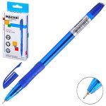 Ручка шарик &quot;Mazari Songar Smart ink&quot; 0.7 мм игольч. на масл.основе, синяя