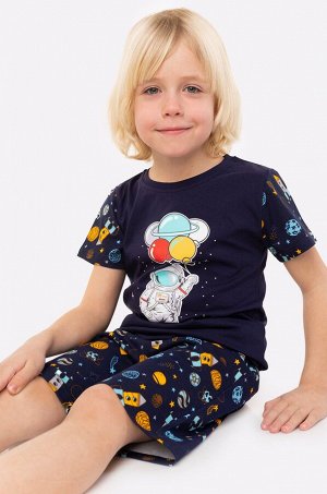 Пижама для мальчика темно-синий