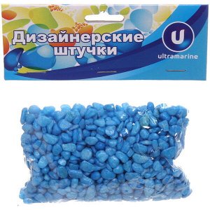 Камни декоративные "Радуга" 300гр голубые.мелкие
