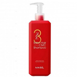 Шампунь восстанавливающий с аминокислотами Masil 3 Shampoo Salon Hair CMC, 500 мл
