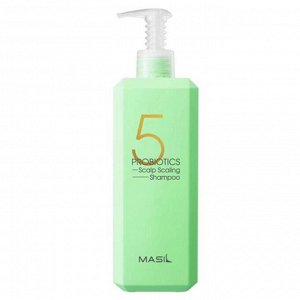 Masil 5 Шампунь для глубокого очищения кожи головы с 5 видами пробиотиков Probiotics Scalp Scaling Shampoo, 500мл